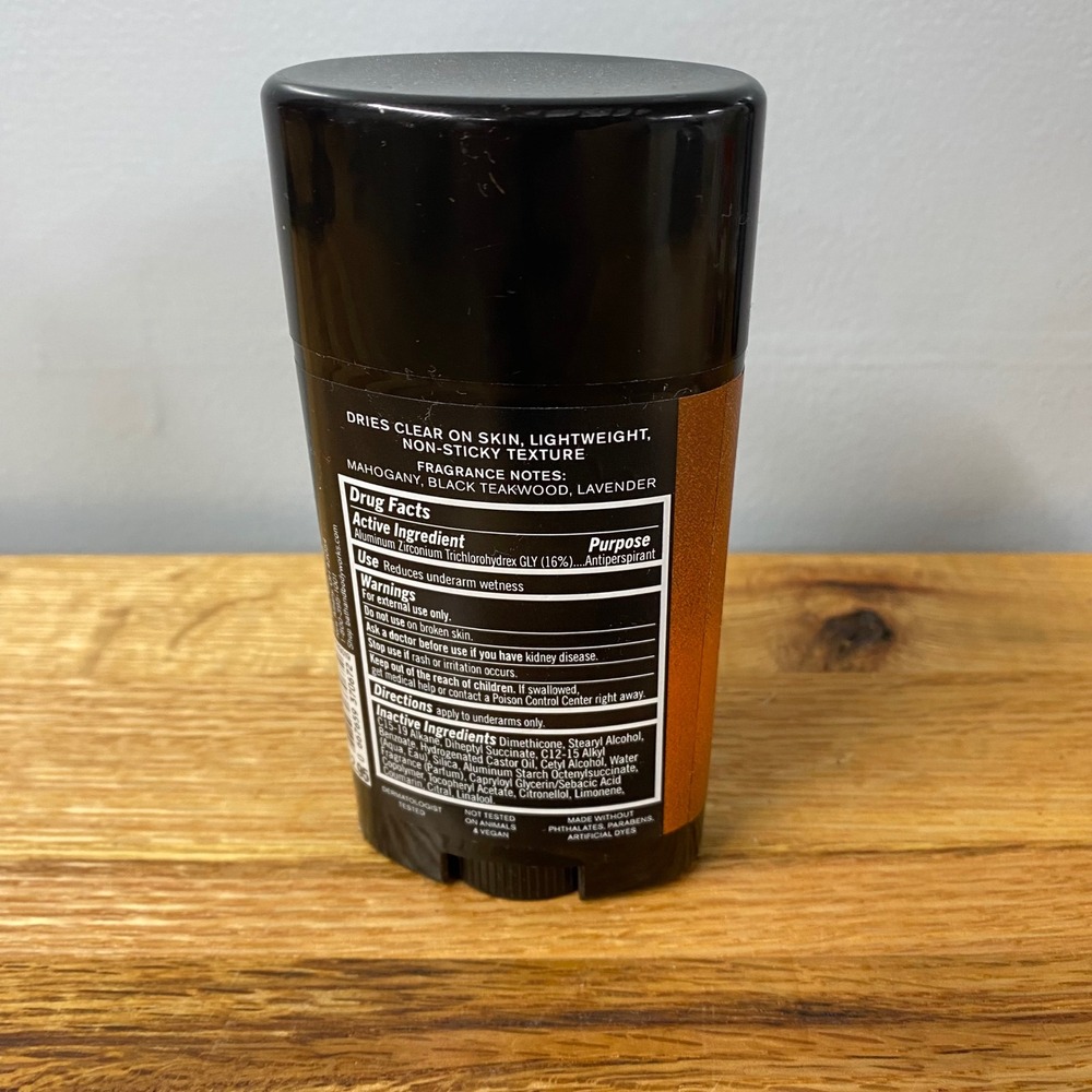 Bath & Body Works Mahogany Teakwood Mens Antiperspirant Deodorant 2.7 oz NEW - Picture 2 of 4
